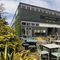 Exterior shot of the pubs facade and beer garden