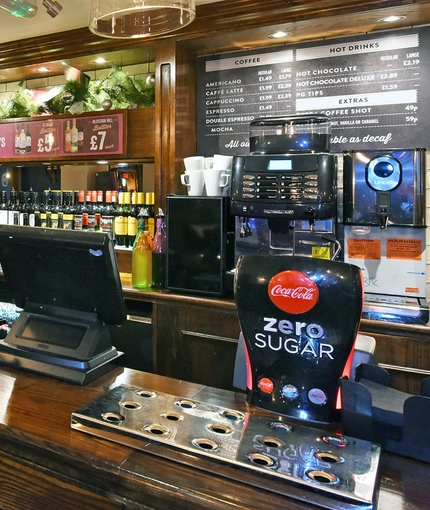 interior pub area