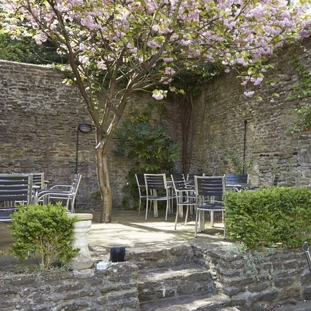 exterior beer garden