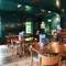Internal seating area in a pub restaurant