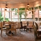A restaurant area in a pub