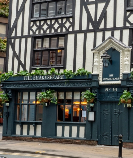 exterior facade of a Greene King pub