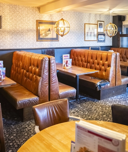 Restaurant area in a pub