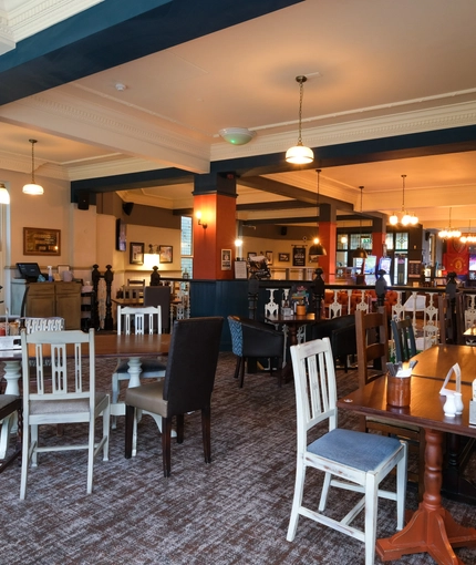 interior of the restaurant