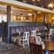 Interior restaurant and seating area
