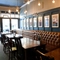 Interior seating area in a pub restaurant