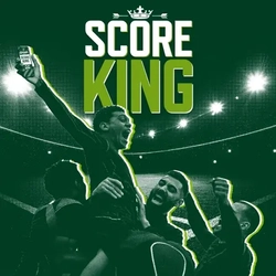 A graphic promoting Score King on the Greene King Sport app.