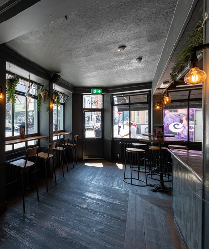 Interior seating area