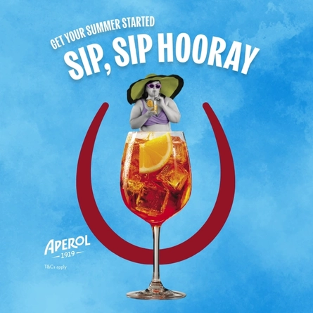 A banner promoting Summer Serves at Hungry Horse venues.