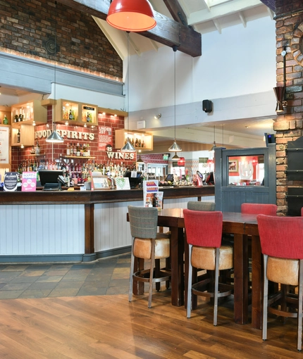 interior bar with seating area