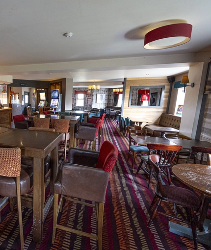 interior restaurant and seating area