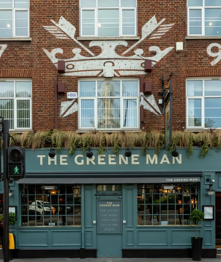 External view of a pub entrance