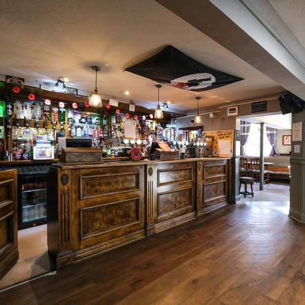 Interior shot of the bar