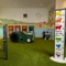A close up image of the interior children's Farmyard themed play area at The Farmhouse Kitchen Willington.