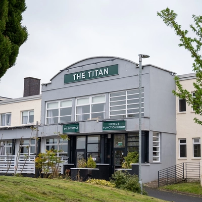 The exterior of The Titan.