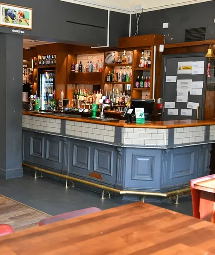 Restaurant and bar area in a pub