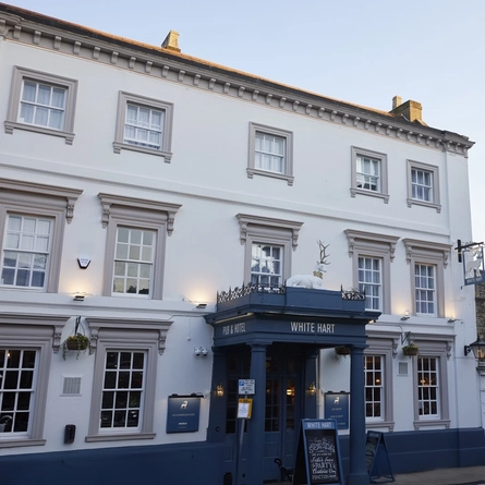 The outside of the White Hart.