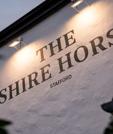 Thee exterior of The Shire Horse.