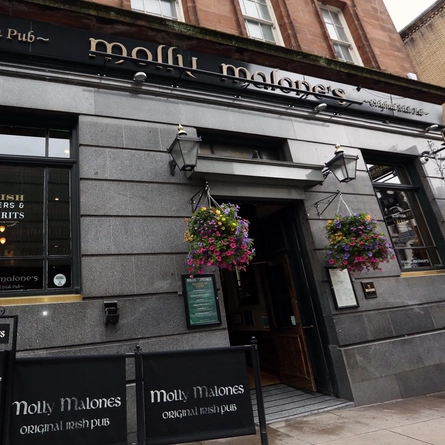 The exterior of the venue