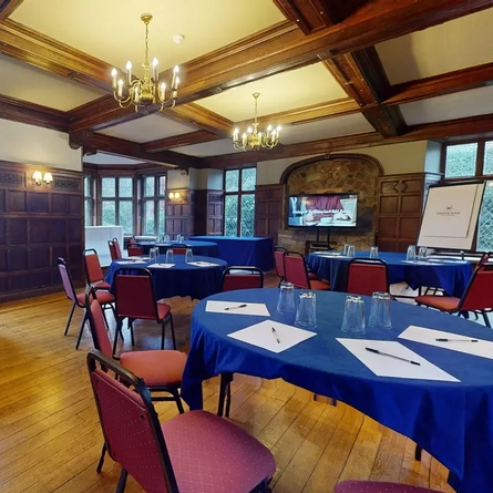 The function room of The Rothley Court Hotel.