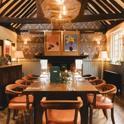 The restaurant at the Crown.