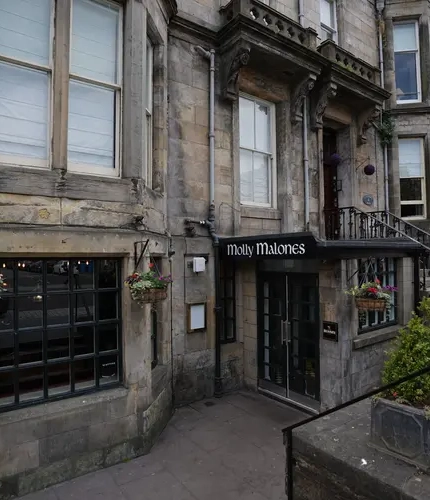 The exterior of Molly Malones, St Andrews