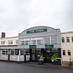 The exterior facade of The Titan.