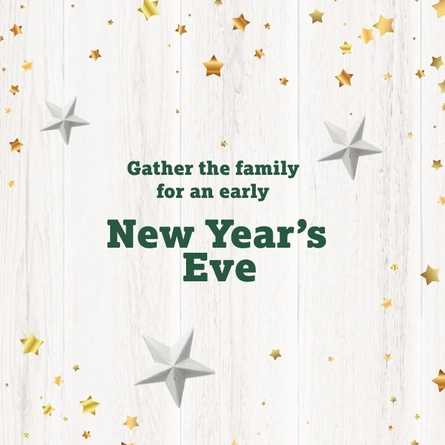A 715x715 New Years Eve Multi Purpose Mobile Banner for Farmhouse Kitchen.