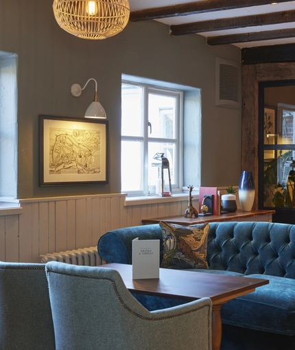 The seating area of The Mare & Colt.