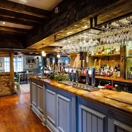 The bar area at The Bridge.