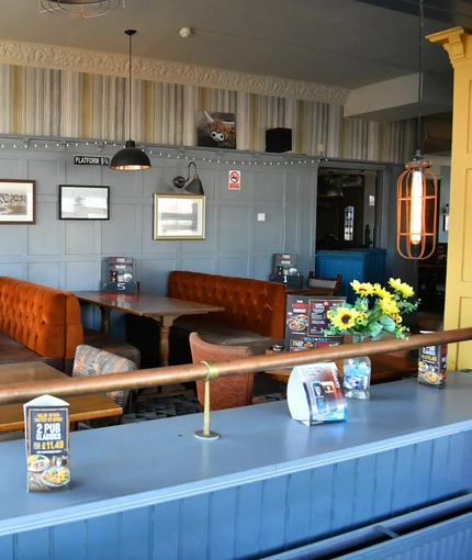 interior restaurant and seating area