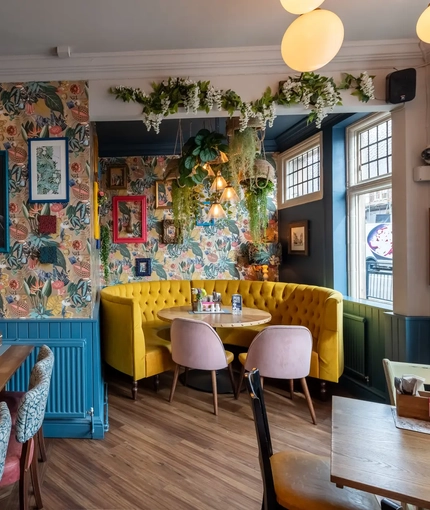 interior restaurant and seating area