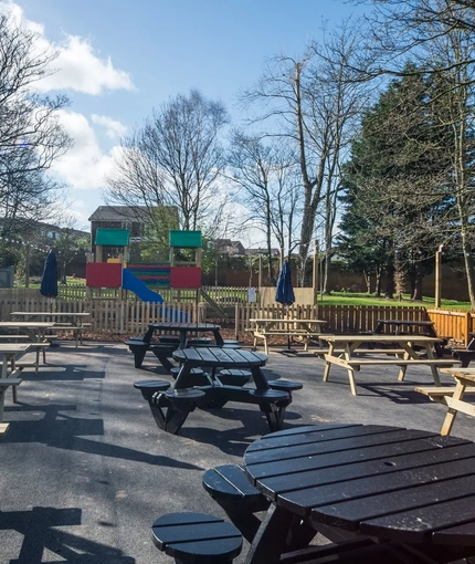 Exterior Beer Garden with Children's play area