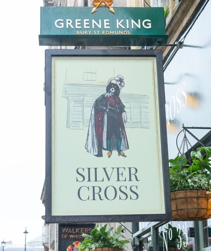 Exterior of the venue with the pub name on show.