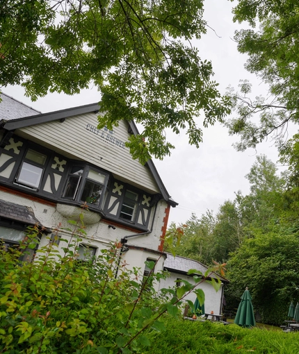 The exterior of the venue