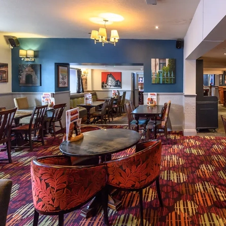 interior restaurant and seating area