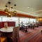 Interior dining area of a pub.