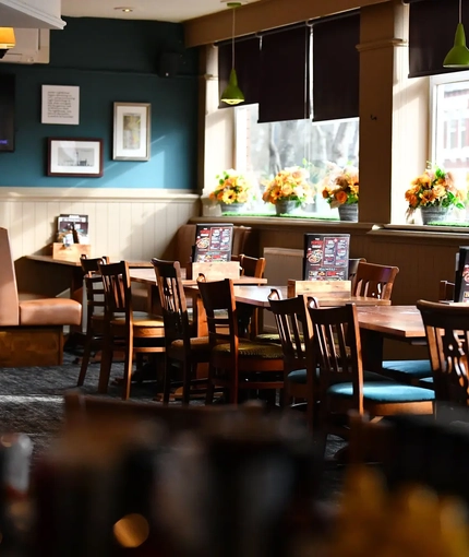 interior restaurant and seating ara