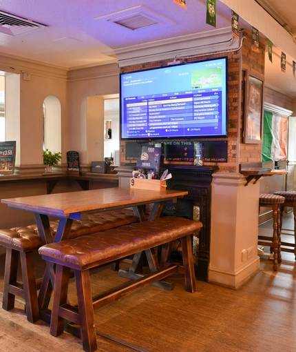 interior seating area