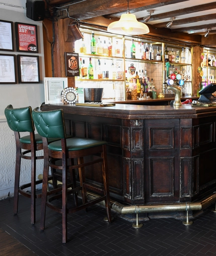 Interior image of bar