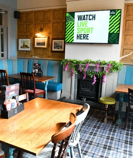 interior seating area