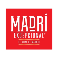 The red and white Madri logo on a white background.