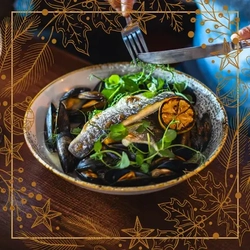 Fish from our festive menu