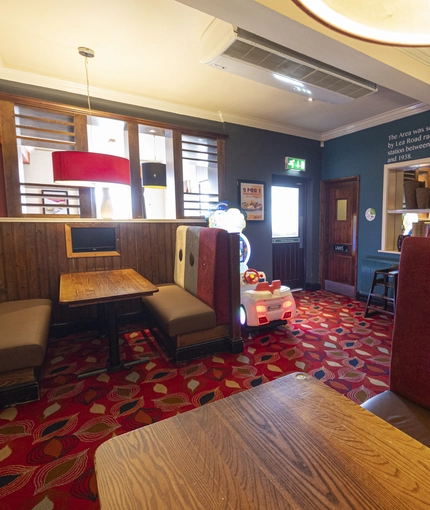 interior restaurant and seating area