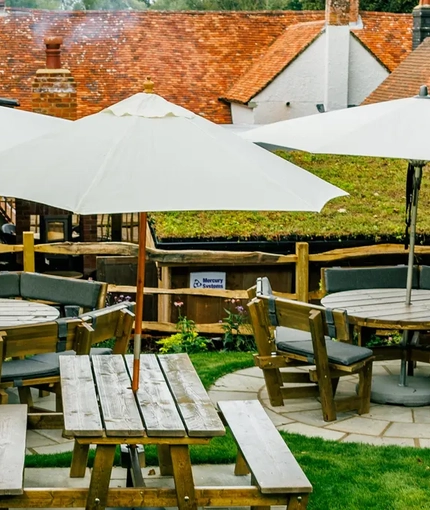 Crafted - The Cart & Horses - Back Garden