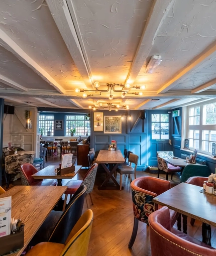 Restaurant area in a pub
