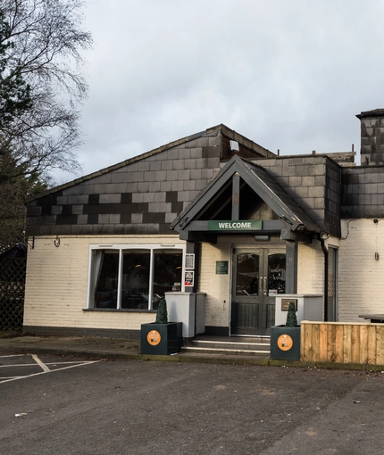 exterior of the pub