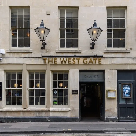 External view of a pub entrance