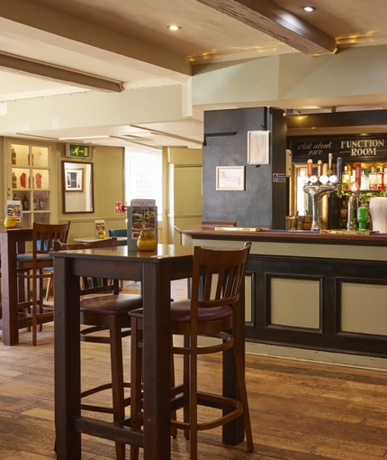 The bar in the Sun Hotel.