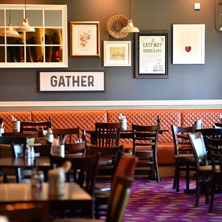 interior seating area